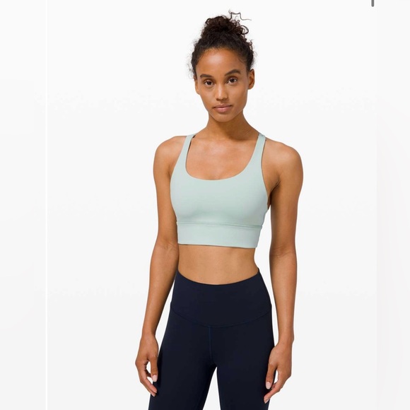 Lululemon Energy Bra Long Line *Medium Support, B–D Cup in Hazy Jade - Picture 5 of 12
